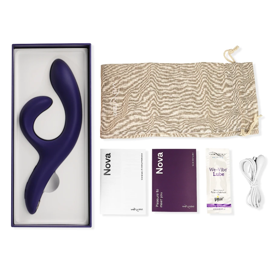 WE-VIBE - VIBRATORE NOVA 3 RABBIT BLU NOTTE